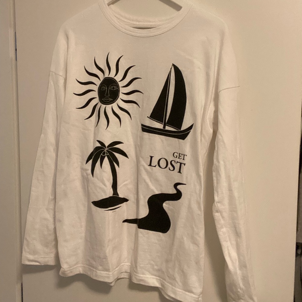Tee Library Get Lost Long Sleeve - size S